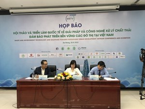 Họp báo: "Hội thảo và Triển lãm quốc tế về Giải pháp và Công nghệ XLCT tại các đô thị Việt Nam"