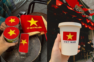  Làn sóng ẩm thực "yêu nước": Khi cờ đỏ sao vàng hiện diện trong từng bát phở, ly cà phê tại Hà Nội
