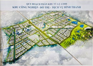 Dự án khu công nghiệp, đô thị, dịch vụ Bình Thanh gần 3.400ha được Quảng Ngãi quy hoạch