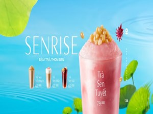 The Coffee House mang hương sen Việt vào ly trà hiện đại