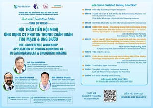 Sự kiện nổi bật tháng 10:  Hội thảo tiền hội nghị Ứng dụng CT Photon trong tim mạch và ung bướu