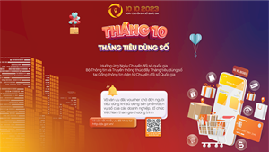 Tháng 10 - Tháng tiêu dùng số: Cơ hội để người dân thụ hưởng lợi ích của chuyển đổi số