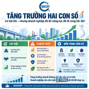 Tăng trưởng hai con số: Doanh nghiệp cần áp dụng tiêu chuẩn để nâng cao sức cạnh tranh