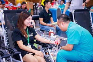 Chung tay vì cộng đồng qua hoạt động hiến máu tình nguyện