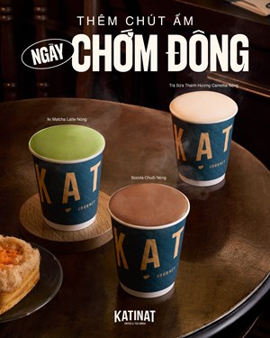 Katinat ra mắt menu đồ uống nóng cho mùa đông 2025