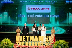 ROX Living được vinh danh “Top 10 Thương hiệu phát triển Bất động sản hàng đầu Việt Nam”