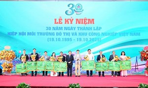 Kỷ niệm 30 năm thành lập Hiệp hội Môi trường đô thị và Khu công nghiệp Việt Nam