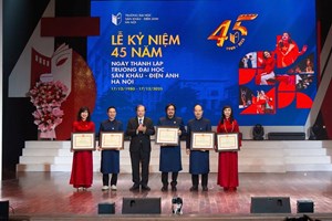 Trường Đại học Sân khấu - Điện ảnh Hà Nội kỷ niệm 45 năm thành lập