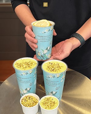 Ah Ma gửi hương trà an yên qua Bách Hoa Hạt dẻ cười