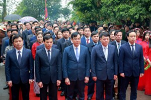 Phú Thọ: Huyện Thanh Thủy dâng hương tưởng niệm các Vua Hùng