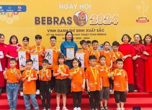 Phú Thọ: 29 học sinh trường tiểu học Tân Dân đoạt Huy chương Vàng cuộc thi Toán quốc tế Bebras 