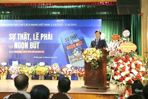 “Sự thật, lẽ phải và ngọn bút” – Dấu ấn 45 năm cầm bút của nhà báo Hồ Quang Lợi