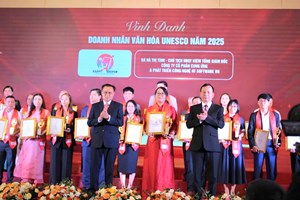 Doanh nhân Hà Thị Tính “HT Software VN” được vinh danh Doanh nghiệp Văn hóa UNESCO năm 2025