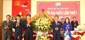 Phú Thọ: Đại hội đại biểu Đảng bộ xã Văn Miếu lần thứ Nhất