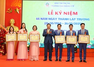 Trường Cao đẳng Y tế Phú Thọ: Kỷ niệm 65 năm ngày thành lập