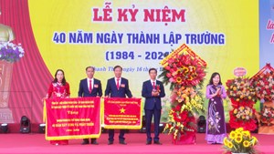 Trường THPT Trung Nghĩa (Phú Thọ): Kỷ niệm 40 năm thành lập