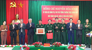 Phó Thủ tướng Nguyễn Hòa Bình: Giữ vững an ninh, trật tự tuyến biên giới Cầu Treo