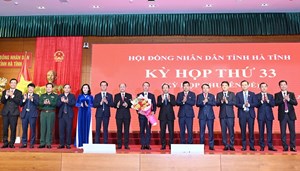 Ông Phan Thiên Định được bầu giữ chức Chủ tịch UBND tỉnh Hà Tĩnh