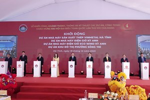 Hà Tĩnh khởi công đồng loạt 6 dự án lớn, tạo động lực phát triển mới