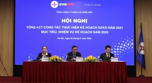 EVNNPC: Hoạt động sản xuất kinh doanh năm 2021 - Mục tiêu, nhiệm vụ kế hoạch năm 2022