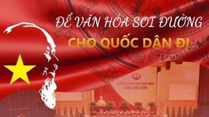 Văn hóa soi đường quốc dân đi: Hướng về Đại hội XIV của Đảng