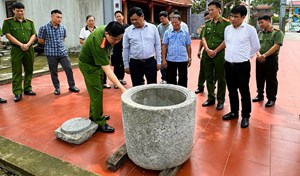 Hải Phòng: Bàn giao cổ vật quý của đình Văn Cú sau hơn 200 năm lưu lạc