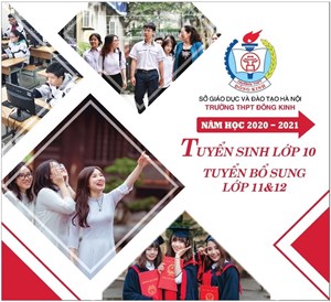 Trường THPT Đông Kinh: Tăng cường tuyển sinh lớp 10 Tiếng Anh năm học 2020-2021