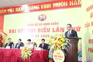 Xã Minh Châu bước vào chặng đường phát triển mới: Xanh – Văn minh – Hạnh phúc