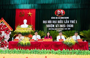 Đại hội đại biểu Đảng bộ xã Ninh Giang lần thứ nhất, nhiệm kỳ 2025 – 2030
