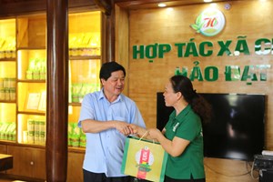 Thái Nguyên: Vinh danh sản phẩm chè tôm nõn HTX Hảo Đạt đạt chuẩn OCOP