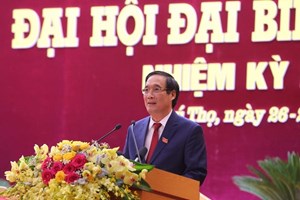 Ông Bùi Minh Châu tái đắc cử Bí thư Tỉnh ủy Phú Thọ khóa XIX