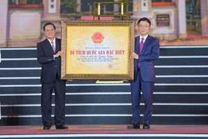 Cụm di tích Từ Lương Xâm đón nhận Bằng xếp hạng Di tích quốc gia đặc biệt