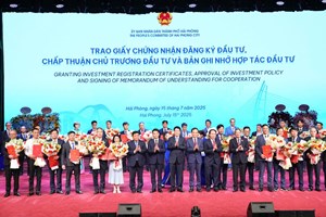 Hải Phòng tổ chức thành công Hội nghị xúc tiến đầu tư 2025