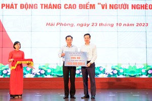 Hải Phòng phát động tháng cao điểm "Vì người nghèo"