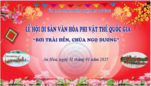 Hải Phòng: Lễ hội Bơi trải Đền - Chùa Ngọ Dương được tổ chức từ ngày 31/01/2025 đến 02/02/2025