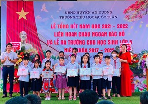 An Dương - Hải Phòng: Trường Tiểu học Quốc Tuấn tổng kết năm học 2021-2022 