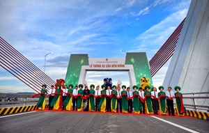Khánh thành, thông xe Cầu Bến Rừng nối TP. Hải Phòng và tỉnh Quảng Ninh