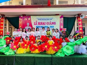 Hải Phòng: Trường Tiểu học Quốc Tuấn tưng bừng tổ chức Lễ khai giảng năm học 2022– 2023