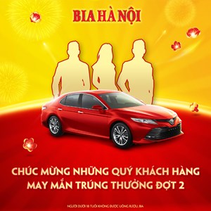 Bia Hà Nội công bố danh sách khách hàng trúng thưởng chương trình “Vị Bia làm nên sắc Tết”