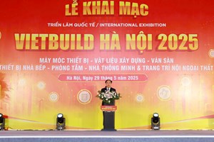 Khai mạc Triển lãm Quốc tế VIETBUILD Hà Nội lần thứ 2 năm 2025