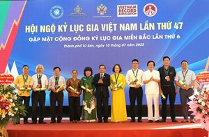 Hội ngộ kỷ lục Việt Nam lần thứ 47- Gặp mặt cộng đồng kỷ lục gia miền Bắc lần thứ 6 