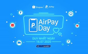 Khuyễn mãi khung giờ vàng khi thanh toán qua ví điện tử AirPay