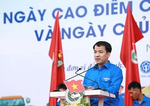 Ninh Bình: Ra quân Ngày cao điểm tình nguyện chung tay xây dựng nông thôn mới