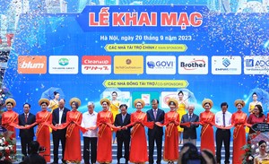 Khai mạc Triển lãm quốc tế VIETBUILD Hà Nội 2023 lần thứ 2: Hơn 1.000 gian hàng của gần 400 doanh nghiệp