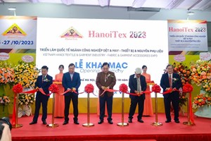 Khai mạc Triển lãm HanoiTex & HanoiFabric 2023