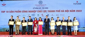 Hà Nội: Tôn vinh 33 sản phẩm công nghiệp chủ lực năm 2022 