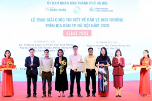 Tạp chí Kinh tế Môi trường đoạt giải Nhì Cuộc thi viết bảo vệ môi trường Hà Nội 2025
