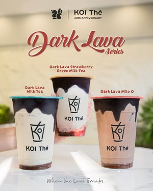 KOI Thé ra mắt Dark Lava Series với trải nghiệm “Break the Lava Moment”