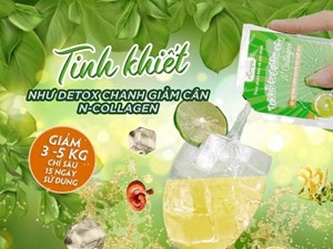 Người tiêu dùng cẩn trọng khi mua Trà hỗ trợ giảm cân N Collagen trên một số website