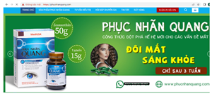 Cảnh báo sản phẩm Phục Nhãn Quang quảng cáo sai sự thật